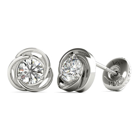 Certified (SI2-I1) Natural Diamond Earrings